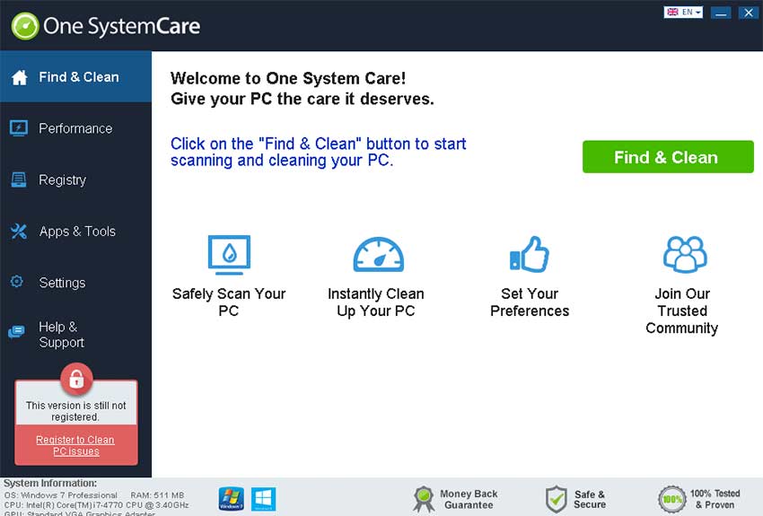 Remove One SystemCare (Permanent Removal Guide)