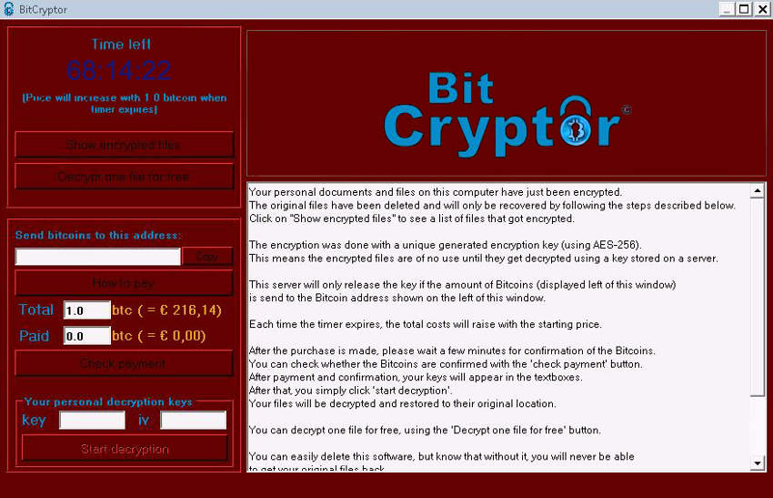 decrypt bitcryptor