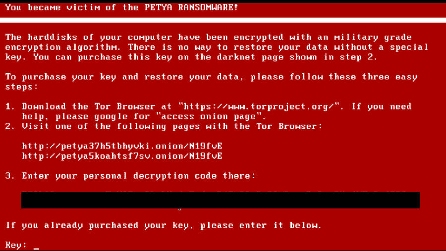 petya ransomware