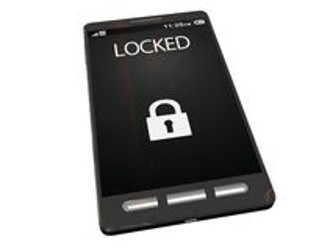 locked smartphone