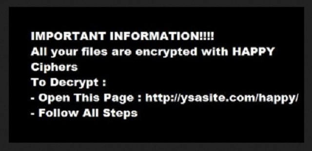 Remove Happylocker Ransomware