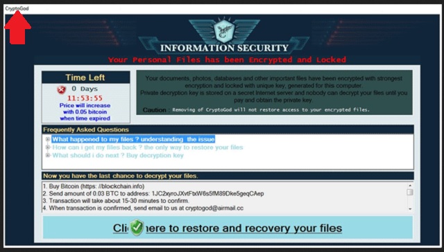 Remove CryptoGod Ransomware