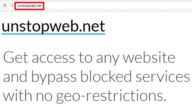 Remove Unstopweb.net
