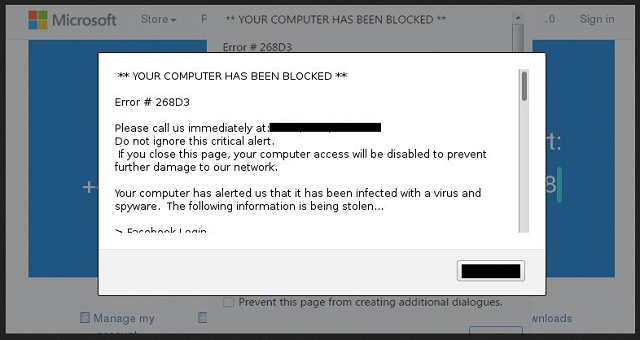 Remove “YOUR COMPUTER HAS BEEN BLOCKED” Virus