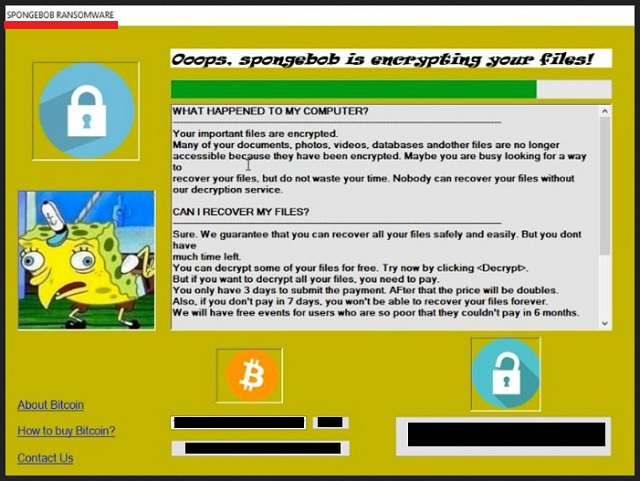 Remove Spongebob Ransomware