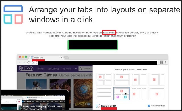 Remove Tabs 2 Grid Virus