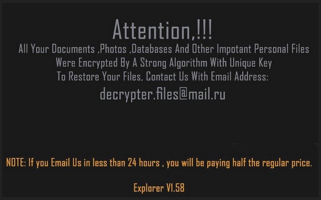 Remove Explorer Ransomware