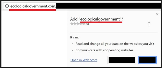 Remove Ecologicalgovernment Virus