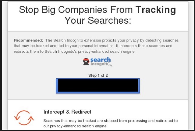 Remove “Stop Big Companies From Tracking Your Searches”