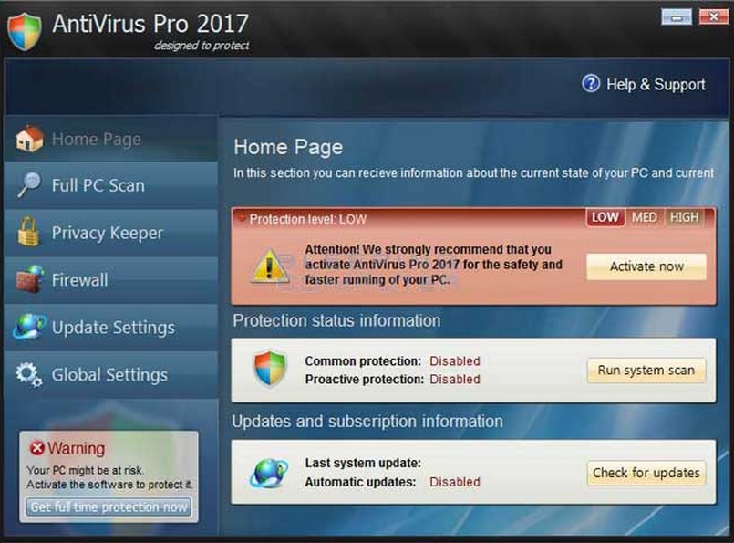 Remove Antivirus Pro 2017