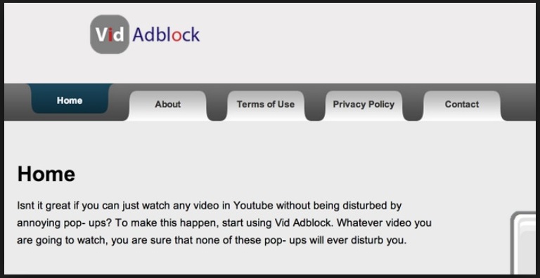 Remove Vid Adblock