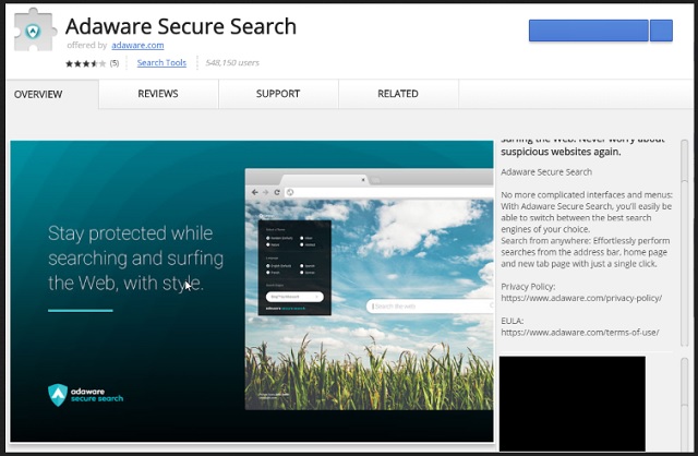 Remove Adaware Secure Search